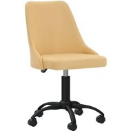 Shumee  Otočná jedálenská stolička žltá textil, 330874 - cena, porovnanie