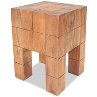 Shumee  Stolička masívne recyklované drevo, 244502 - cena, porovnanie
