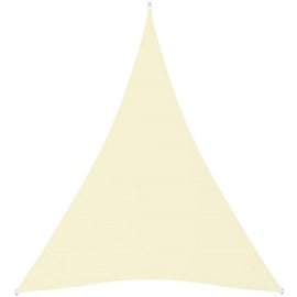 Shumee  Stínící plachta oxfordská látka trojúhelníková 3x4x4 m krémová 135229