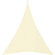Shumee  Stínící plachta oxfordská látka trojúhelníková 3x4x4 m krémová 135229 - cena, porovnanie