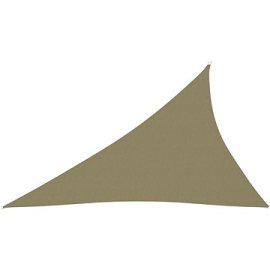 Shumee  Stínící plachta oxfordská látka trojúhelníková 3x4x5 m béžová (135173)