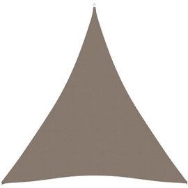 Shumee  Stínící plachta oxfordská látka trojúhelníková 4x4x4 m taupe (135451)