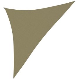 Shumee  Stínící plachta oxfordská látka trojúhelníková 4x4x5,8 m béžová (135177)