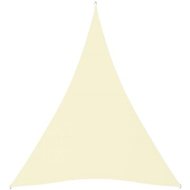 Shumee  Stínící plachta oxfordská látka trojúhelníková 5x6x6 m krémová (135236) - cena, porovnanie