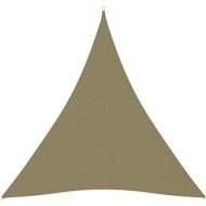 Shumee  Stínící plachta oxfordská látka trojúhelníková 5x7x7 m béžová (135182) - cena, porovnanie