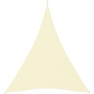 Shumee  Stínící plachta oxfordská látka trojúhelníková 5x7x7 m krémová (135237) - cena, porovnanie