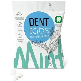 Denttabs Prírodná zubná pasta v tabletách bez fluoridu 125ks