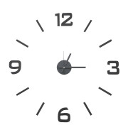 G21 Classic Style nalepovacie hodiny - cena, porovnanie