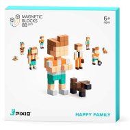 Pixio Happy Family magnetická stavebnica - cena, porovnanie