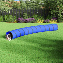 vidaXL Tunel pre psa modrý 55x500 cm polyester