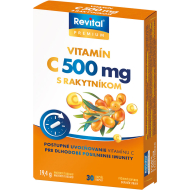 Vitar Vitamín C 500 mg s rakytníkom 30tbl - cena, porovnanie