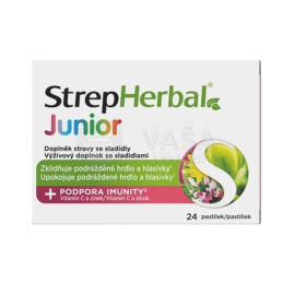 Reckitt Benckiser StrepHerbal Junior 24ks