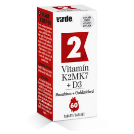 Virde Vitamín K2 MK7 + D3 60tbl