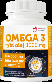 Nutricius Omega 3 Rybí olej 1000mg 150tbl