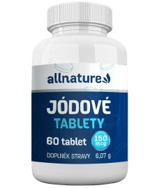 Allnature Jódové tablety 60tbl