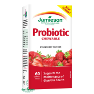 Jamieson Probiotic Jahoda 60tbl - cena, porovnanie