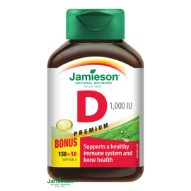 Jamieson Vitamín D3 1000 IU 180tbl