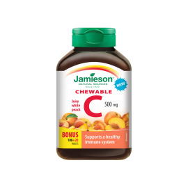 Jamieson Vitamín C 500 mg broskyňa 120tbl