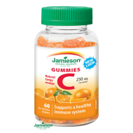 Jamieson Vitamín C Gummies pomaranč 60ks - cena, porovnanie