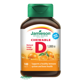 Jamieson Vitamín D3 1000 IU pomaranč 100tbl