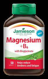 Jamieson Hořčík+vitamín B6 s bisglycinátem 50tbl