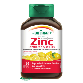 Jamieson Zinok s vitamínmi C a D3 60tbl
