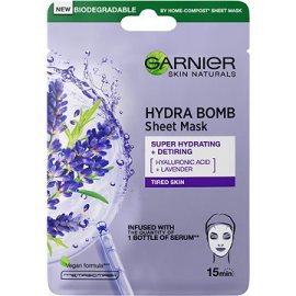 Garnier Hydra Bomb Tissue Mask, Extract of Lavender 28g