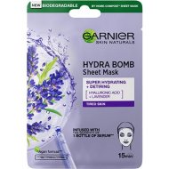 Garnier Hydra Bomb Tissue Mask, Extract of Lavender 28g - cena, porovnanie