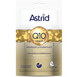 Astrid Q10 Miracle Textilná maska proti vráskam s koenzymom
