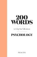 200 Words to Help You Talk About Psychology - cena, porovnanie