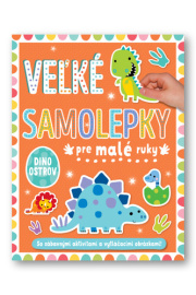 Dino ostrov - Veľké samolepky pre malé ruky