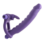 Frisky Double Delight Vibrating Rabbit C-Ring - cena, porovnanie