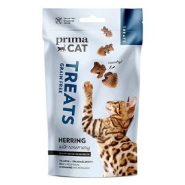 PrimaCat Treats Chrumkavá maškrta, sleď s rozmarínom 40g