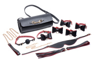 Master Series Bow Luxury BDSM Set with Travel Bag - cena, porovnanie