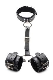 Strict Collar with Cuffs Restraint Set