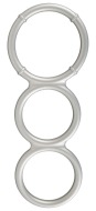 You2Toys Metallic Silicone Triple Cock and Ball Ring - cena, porovnanie