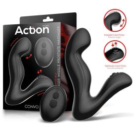 Action Convo Tapping and Finger Wiggle Prostate Massager