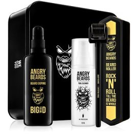 Angry Beards Sada na rast fúzov Roller a Doping 100ml