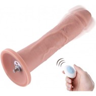 Hismith HSA67 Slight Curved Silicone Vibrating Dildo - cena, porovnanie