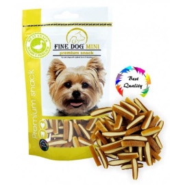 Fine Dog MINI Sandwich MINI strips KAČACIE 80g