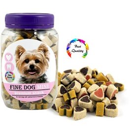 Fine Dog Srdiečka MINI Soft MIX 280g