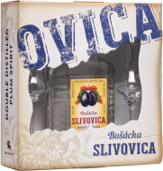 Old Herold Bošácka Slivovica Hranatá + 2 poháre 0.7l - cena, porovnanie