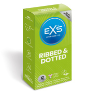 EXS Ribbed & Dotted 12ks - cena, porovnanie
