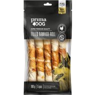 PrimaDog Plnená surová koža s kurčaťom, tyčinka 13cm 5ks - cena, porovnanie