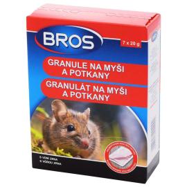 Bros Granule na myši a potkany 7x20g