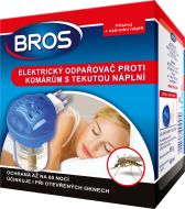 Bros Elektrický odparovač + tekutá náplň proti komárom 40ml - cena, porovnanie