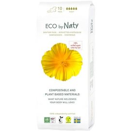 Naty Dámske ECO vložky - nočné 10 ks