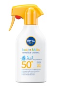 Nivea Sun Babies & Kids Sensitive Protect Spray SPF50+ 270ml - cena, porovnanie