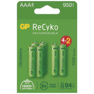 GP ReCyko 1000 AAA (HR03) 6ks - cena, porovnanie