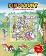 Kniha s magnetkami: Dinosaury - cena, porovnanie